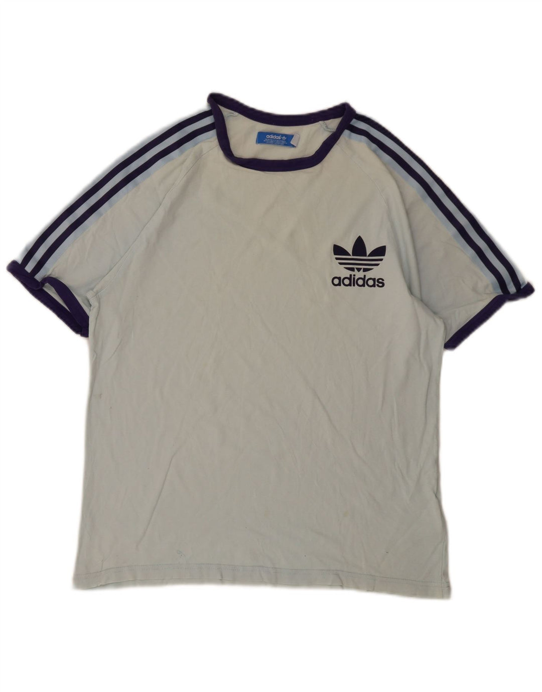 Adidas T-Shirt Homme Haut Grand Bleu Coton