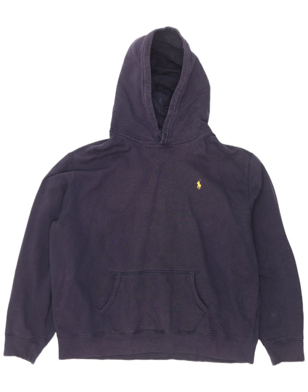 Polo Ralph Lauren Pull à capuche pour homme 2XL en coton bleu marine