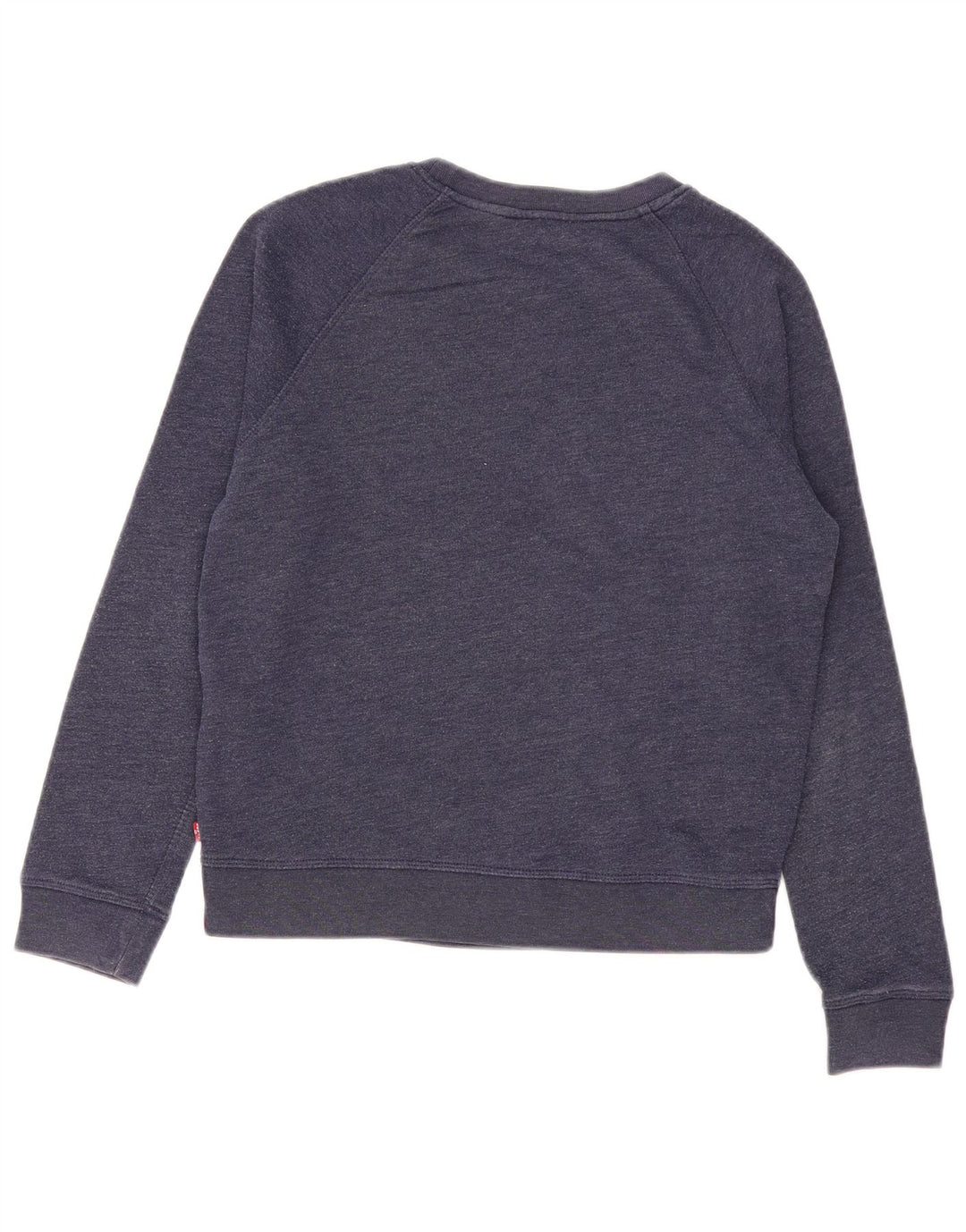 Levi's Sweat-shirt court surdimensionné pour femme UK 10 Small Bleu marine
