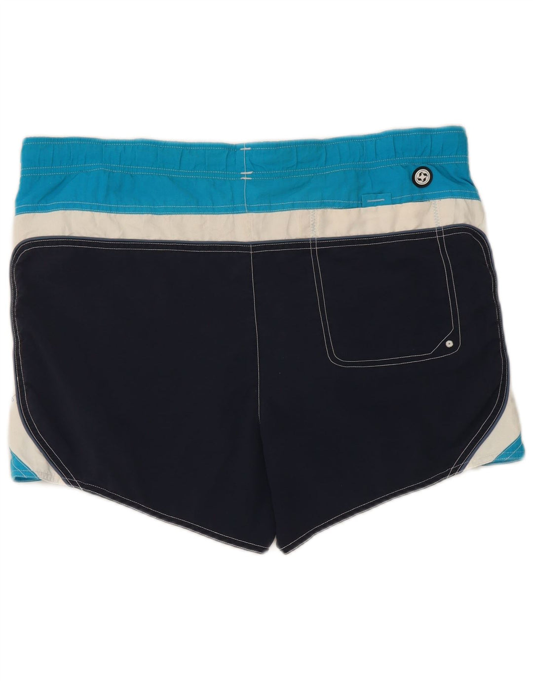Colmar Short de Bain Femme IT 48 XL Bleu Colorblock Polyamide