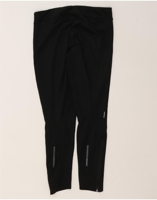 Adidas Climalite Leggings UK 12/14 Medium Noir Polyester