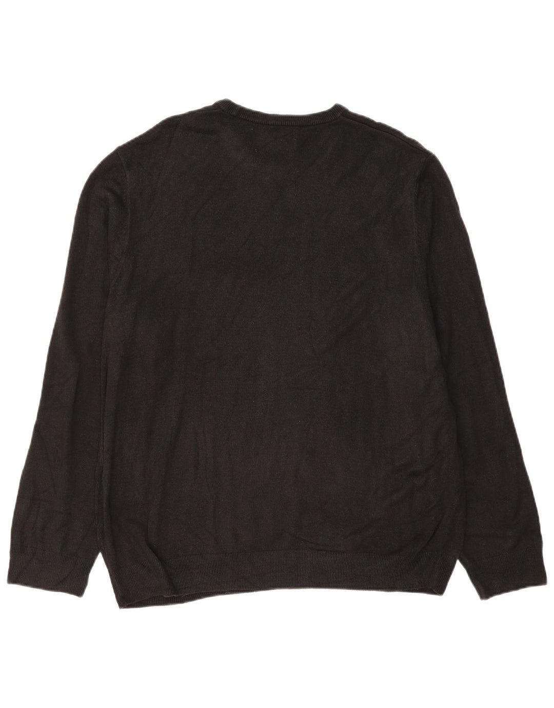 Marks & Spencer Pull à col rond pour homme 2XL Acrylique noir