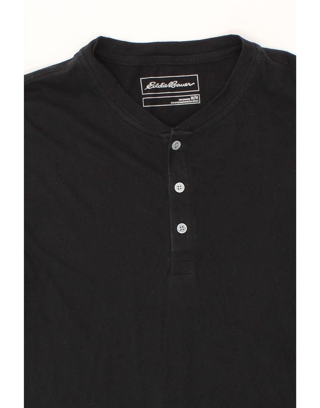 EDDIE BAUER Mens T-Shirt Top Medium Black Cotton Vintage Eddie Bauer and Second-Hand Eddie Bauer from Messina Hembry 