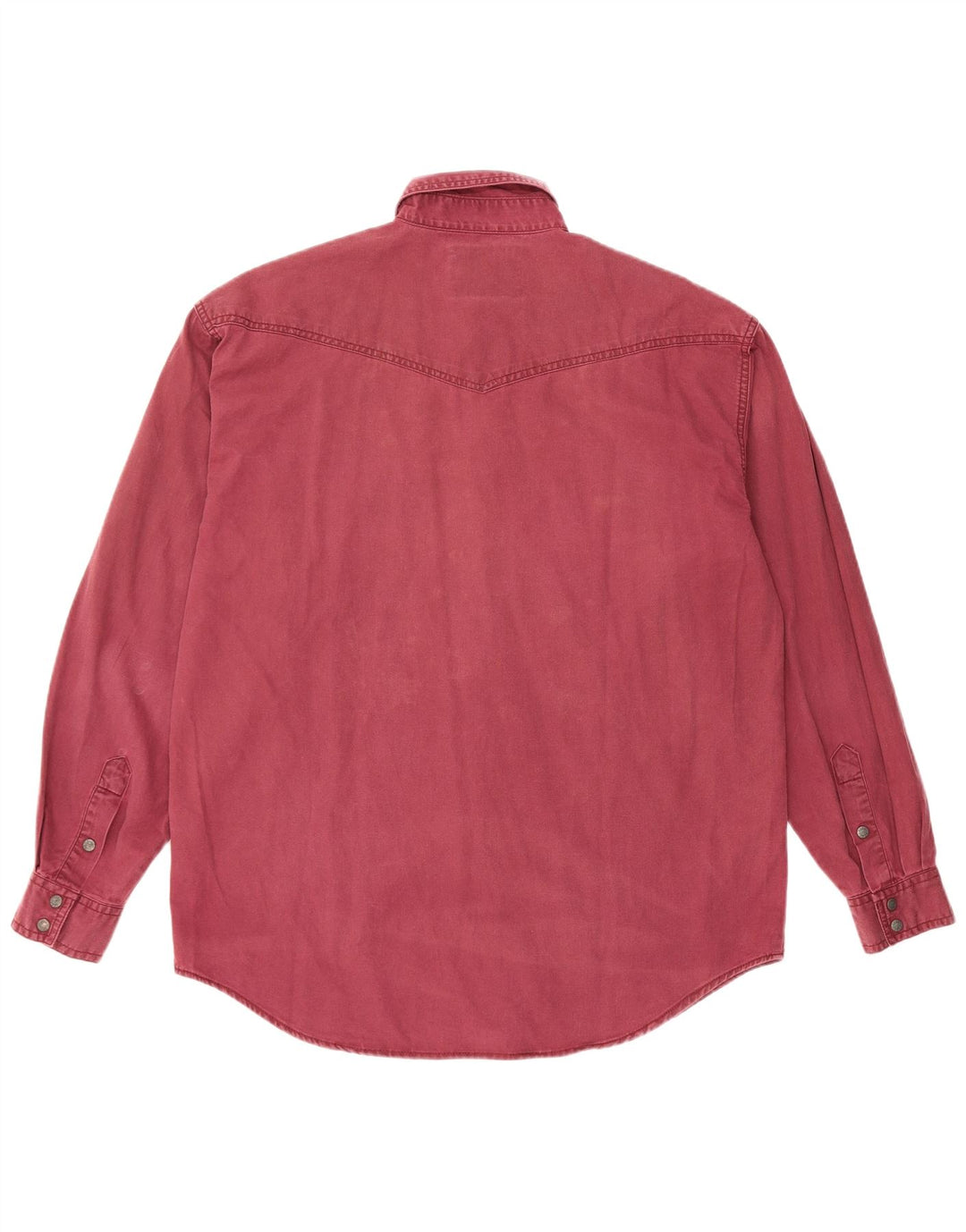 Wrangler Chemise Homme Coton Bordeaux Moyen