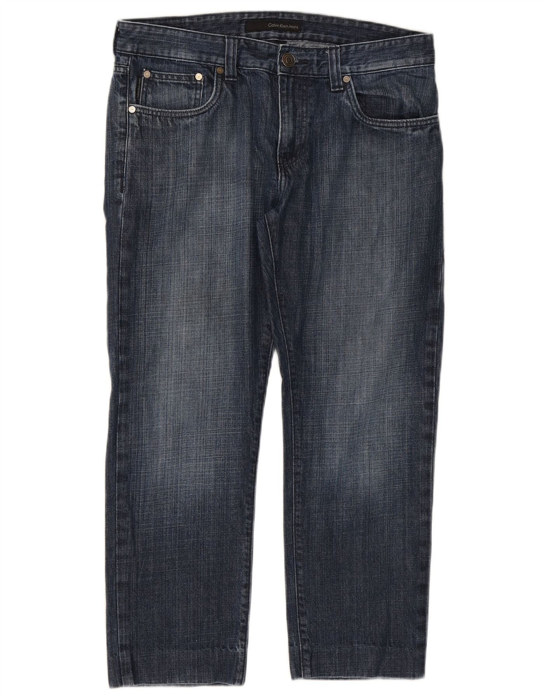 CALVIN KLEIN Femme Jean Skinny Court W33 L26 Bleu