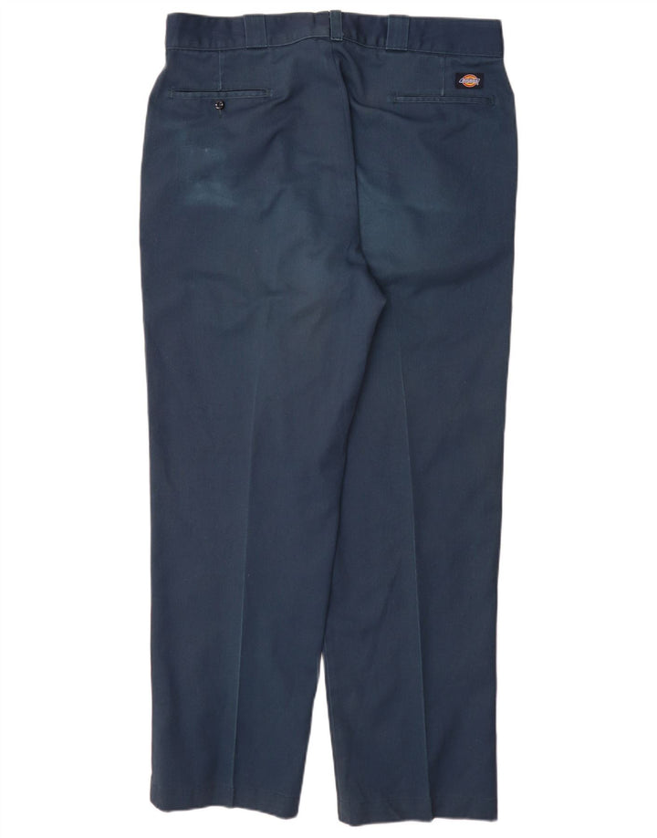 Dickies Pantalon Chino Droit Homme W40 L32 Bleu Marine Polyester