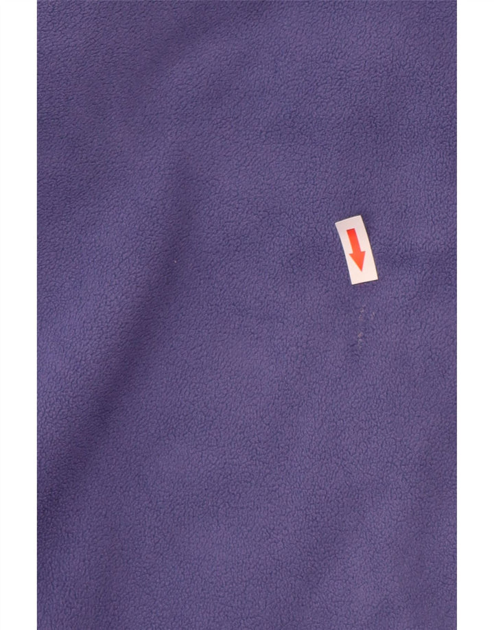 The North Face Veste polaire pour homme UK 40 Large Violet Colourblock Polyester