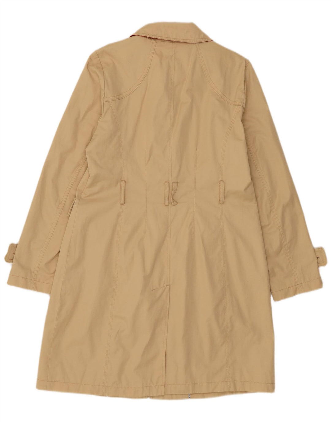 Lands End Trench-Coat Femme UK 10 Petit Coton Beige