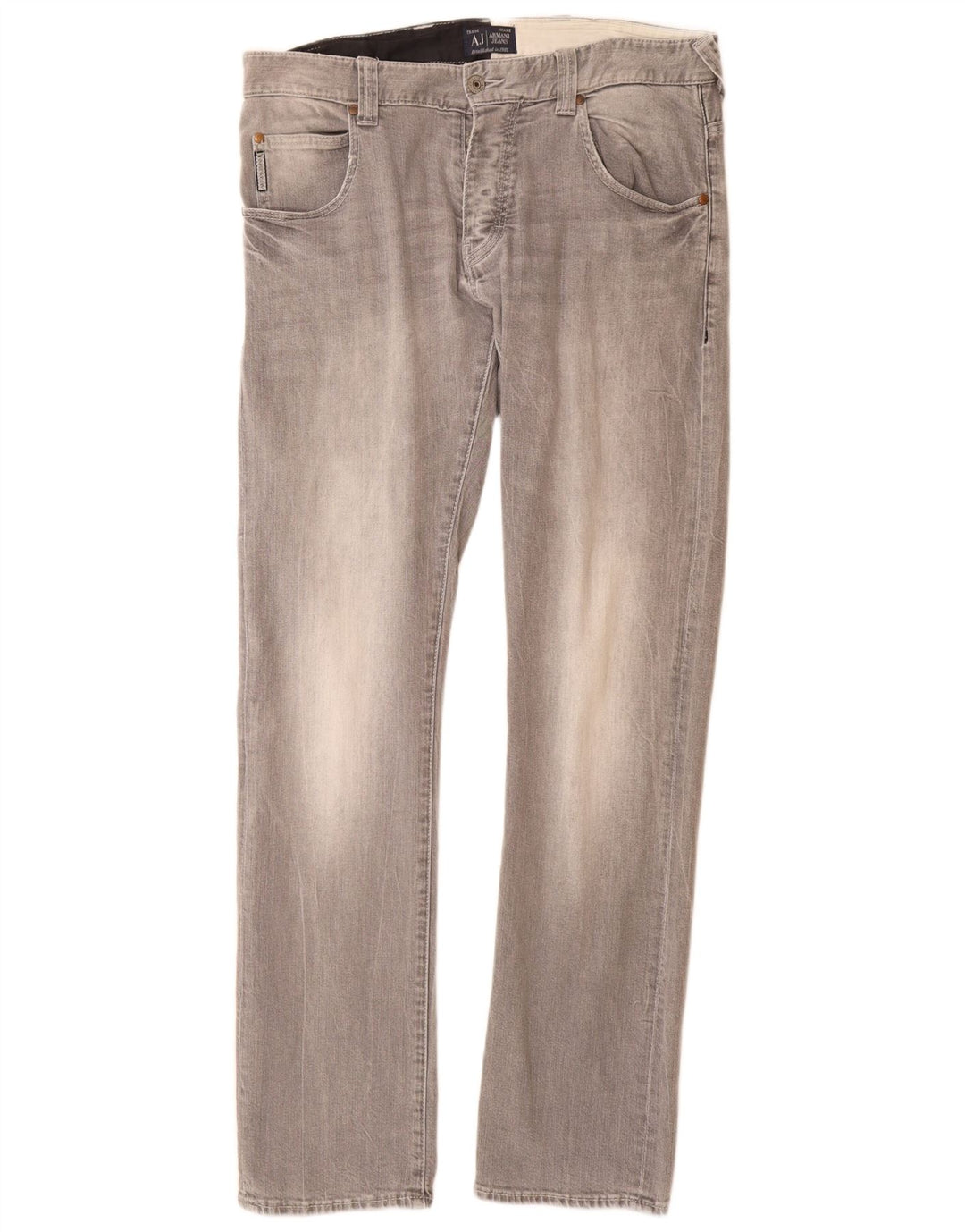 ARMANI Jean Slim Homme W32 L33 Gris Coton