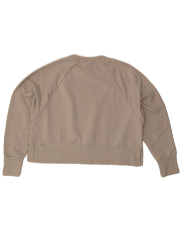 NIKE Sweat-shirt court surdimensionné pour femme UK 14 Beige moyen