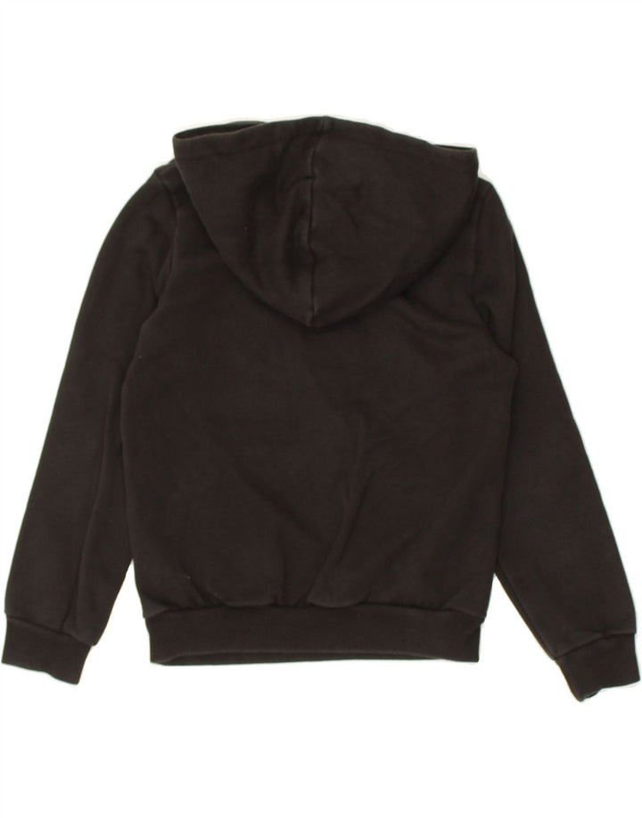 PUMA Boys Graphic Hoodie Jumper 9-10 Years Black Cotton | Vintage Puma | Thrift | Second-Hand Puma | Used Clothing | Messina Hembry 