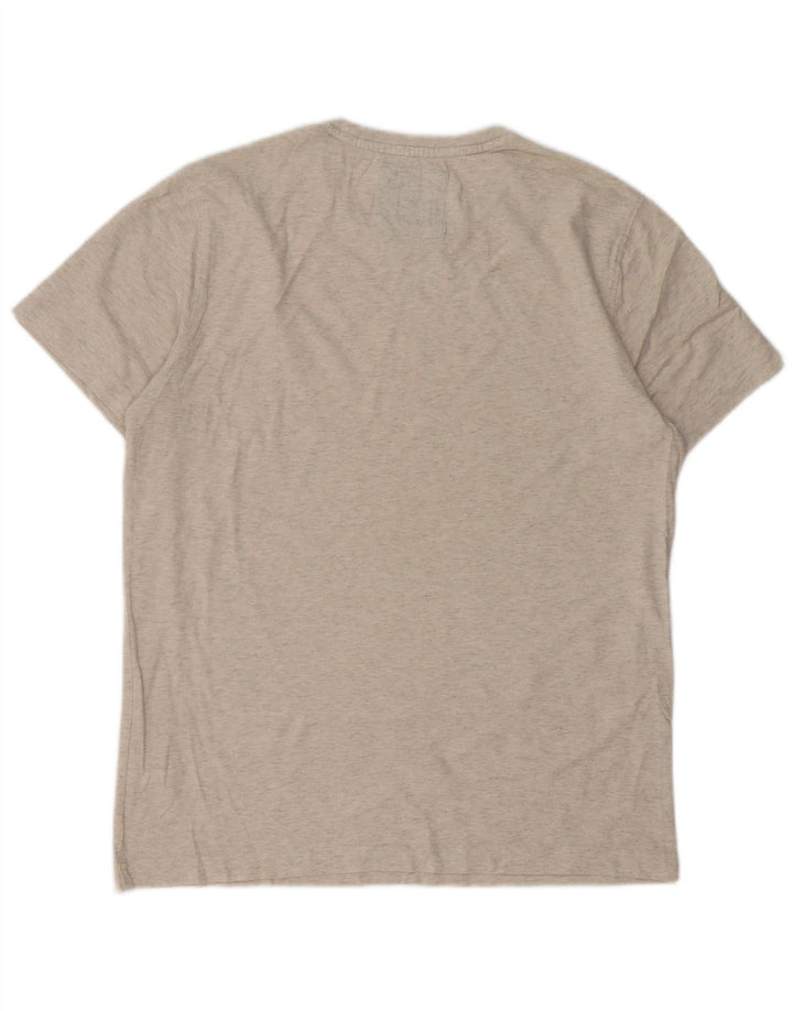 Crew Clothing T-Shirt Homme Gris Moyen Moucheté Coton