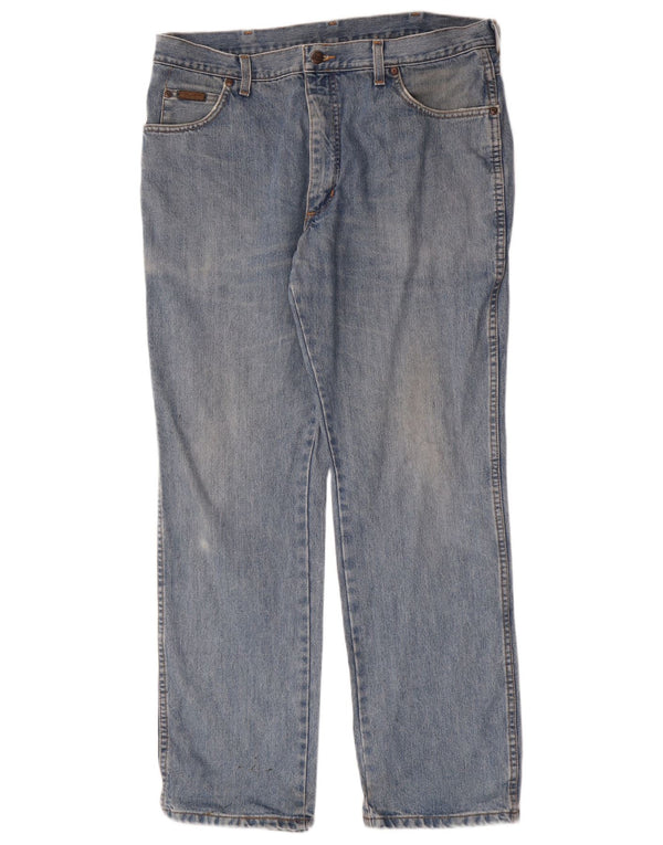 Wrangler Jean Droit Texas Homme W38 L32 Bleu Coton