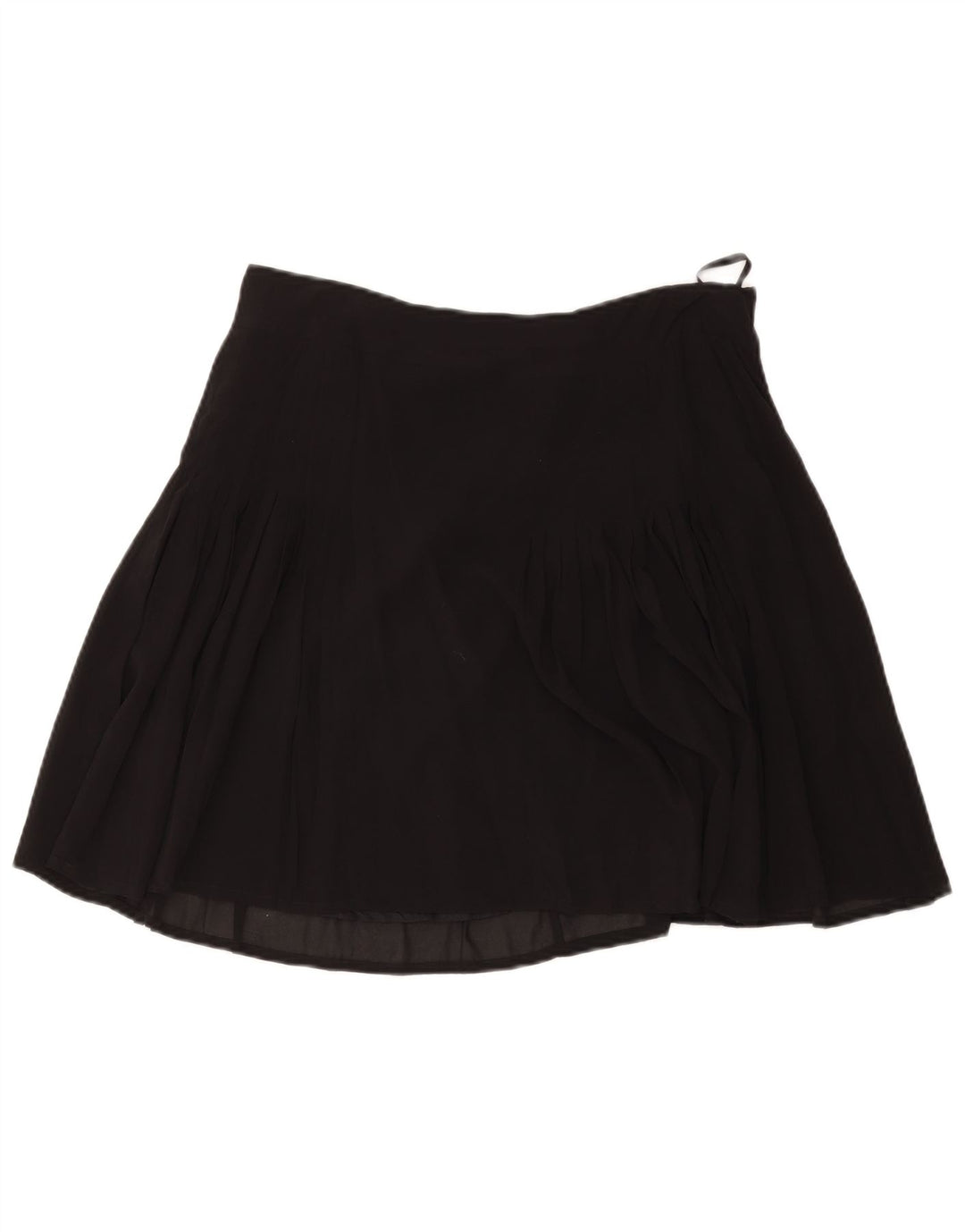 Blunauta Femme Mini Jupe IT 46 Large W36 Soie Noire
