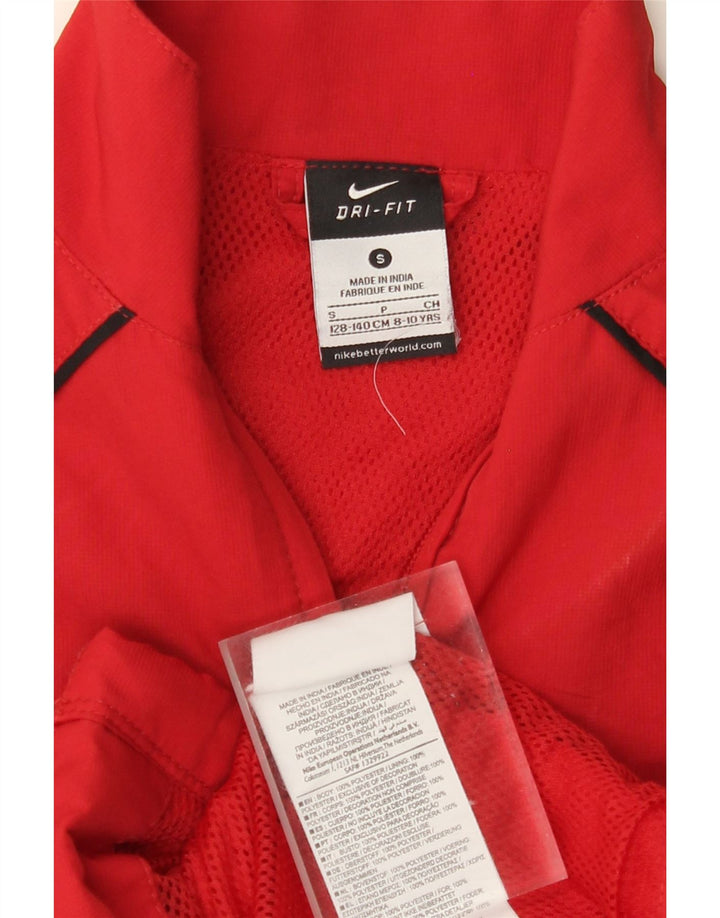 NIKE Veste de survêtement Dri Fit pour garçon 8-9 ans Petit Rouge Polyester
