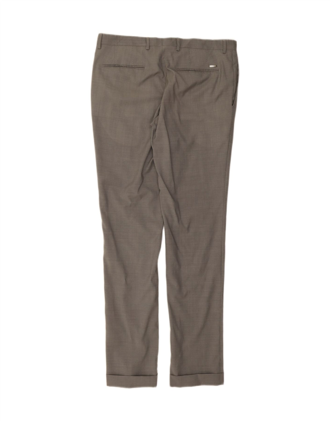 ZARA Mens Slim Suit Trousers EU 42 Large W32 L34 Grey Wool Vintage Zara and Second-Hand Zara from Messina Hembry 