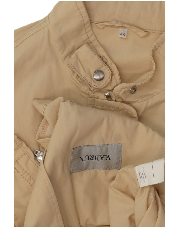 Mabrun Veste Utility Femme IT 44 Coton Beige Moyen