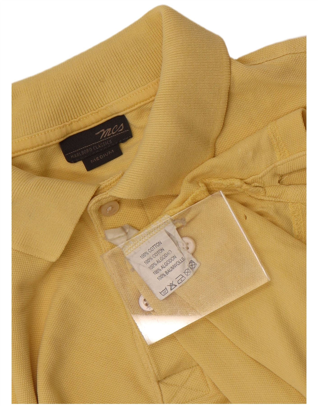 Marlboro Classics Polo Homme Jaune Moyen Coton