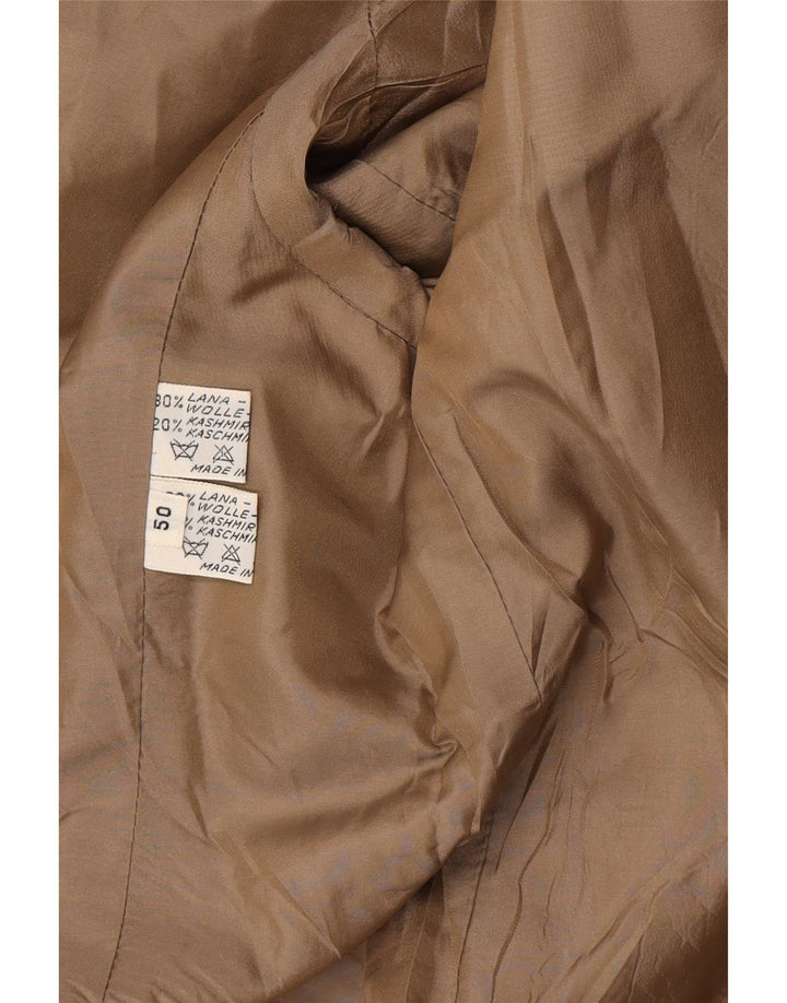 Herno Donna Veste blazer à 2 boutons pour femme IT 50 XL en laine pied-de-poule marron
