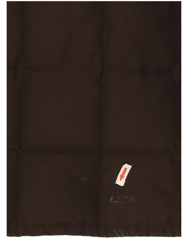 Woolrich Manteau rembourré à capuche pour femme UK 12 Medium Kaki Coton