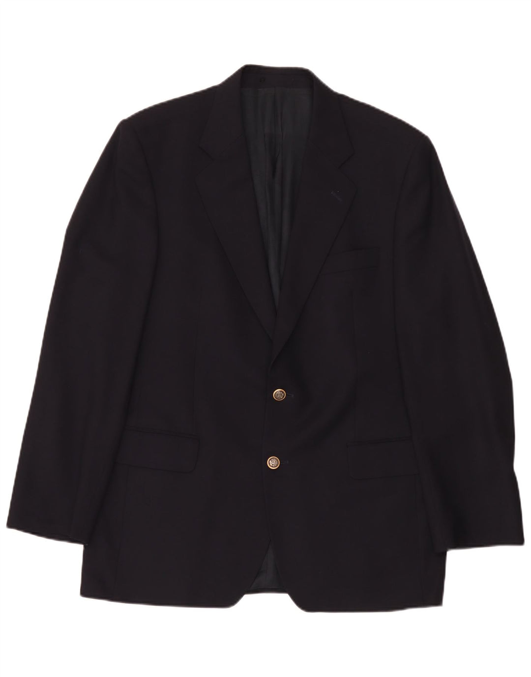 Magee Veste blazer à 2 boutons pour homme UK 42 XL Bleu marine Laine vierge