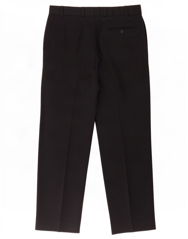 Marks & Spencer Pantalon de costume pour homme W36 L31 Bleu marine Polyester