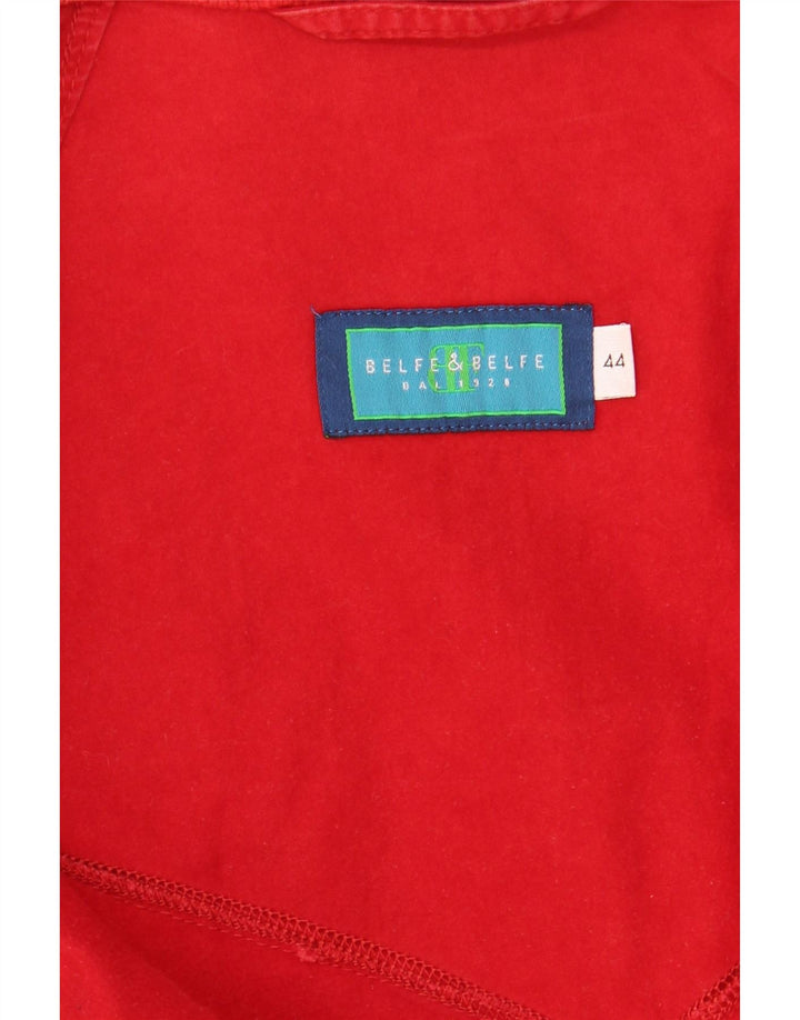 Belfe & Belfe Veste Bomber Oversize Femme IT 44 Rouge Moyen
