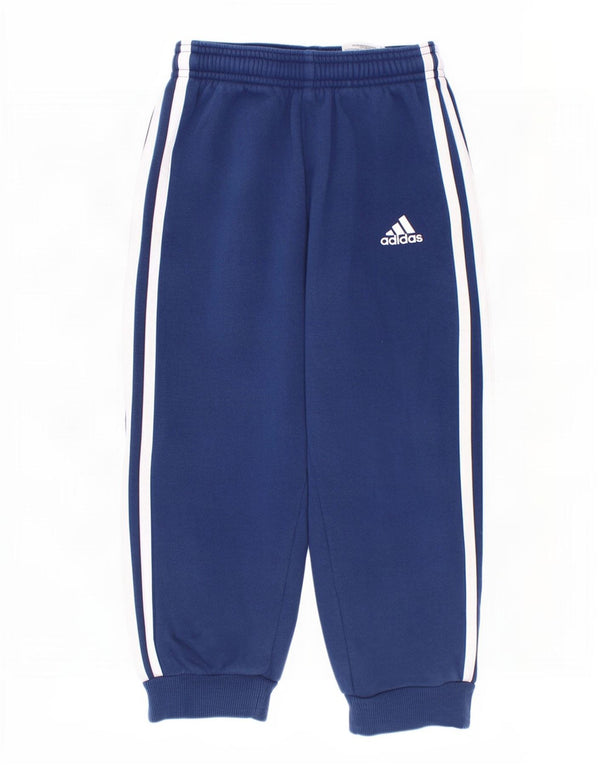Adidas Pantalon de Survêtement Garçon Joggers 3-4 Ans Bleu Coton
