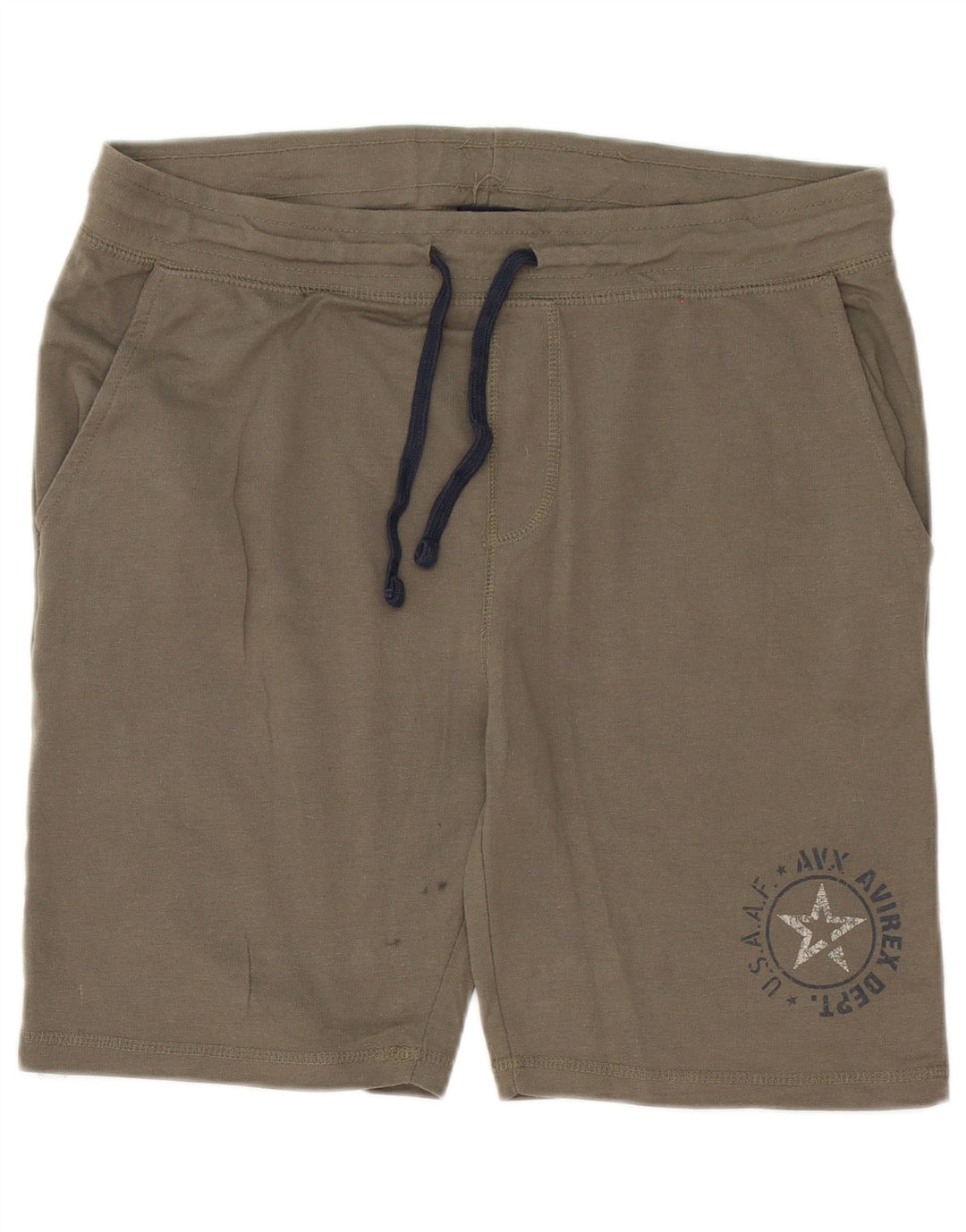 Avirex Short de sport pour homme 2XL en coton kaki