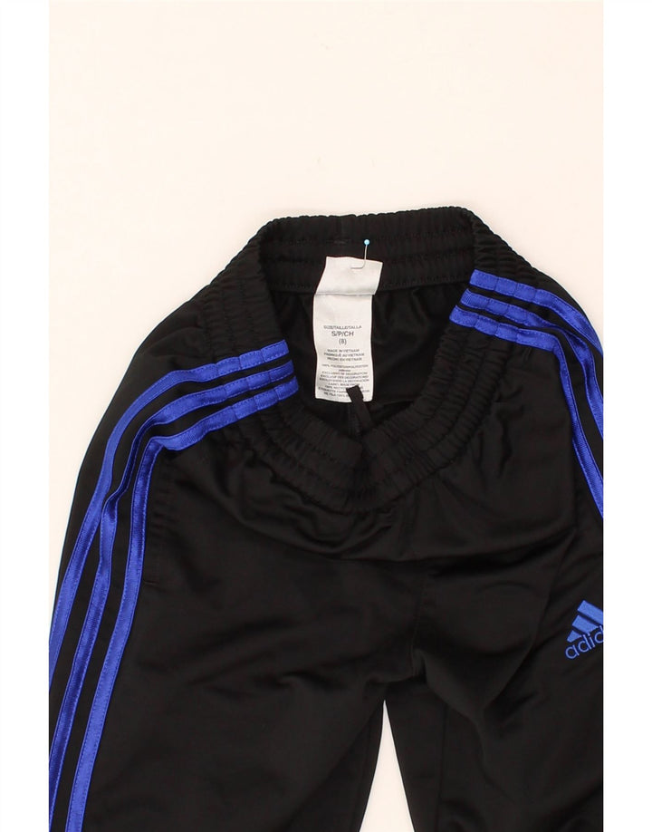 ADIDAS Boys Sport Shorts 7-8 Years Small Black Polyester Vintage Adidas and Second-Hand Adidas from Messina Hembry 