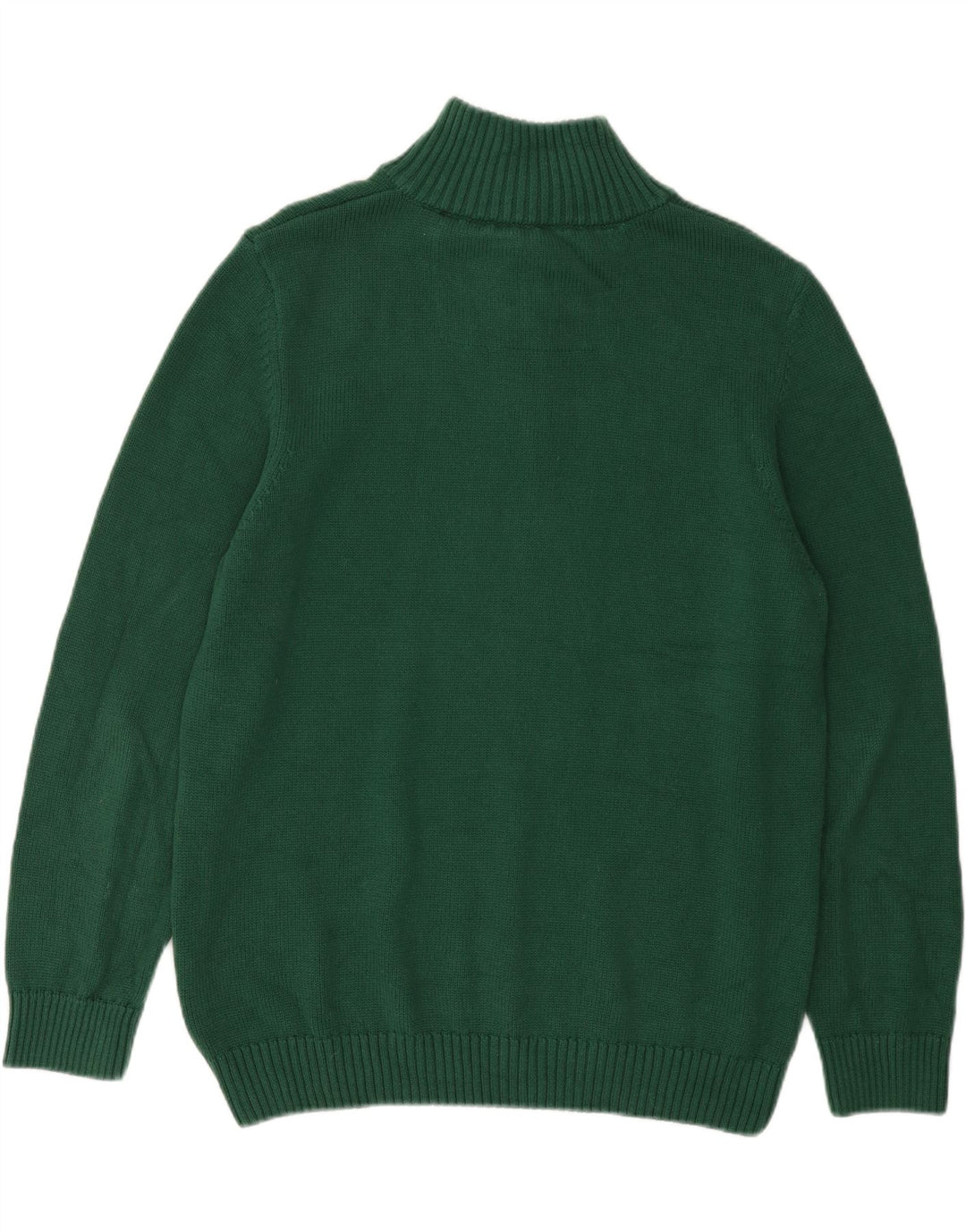 SUPERDRY Pull col zippé pour homme 2XL Vert Coton