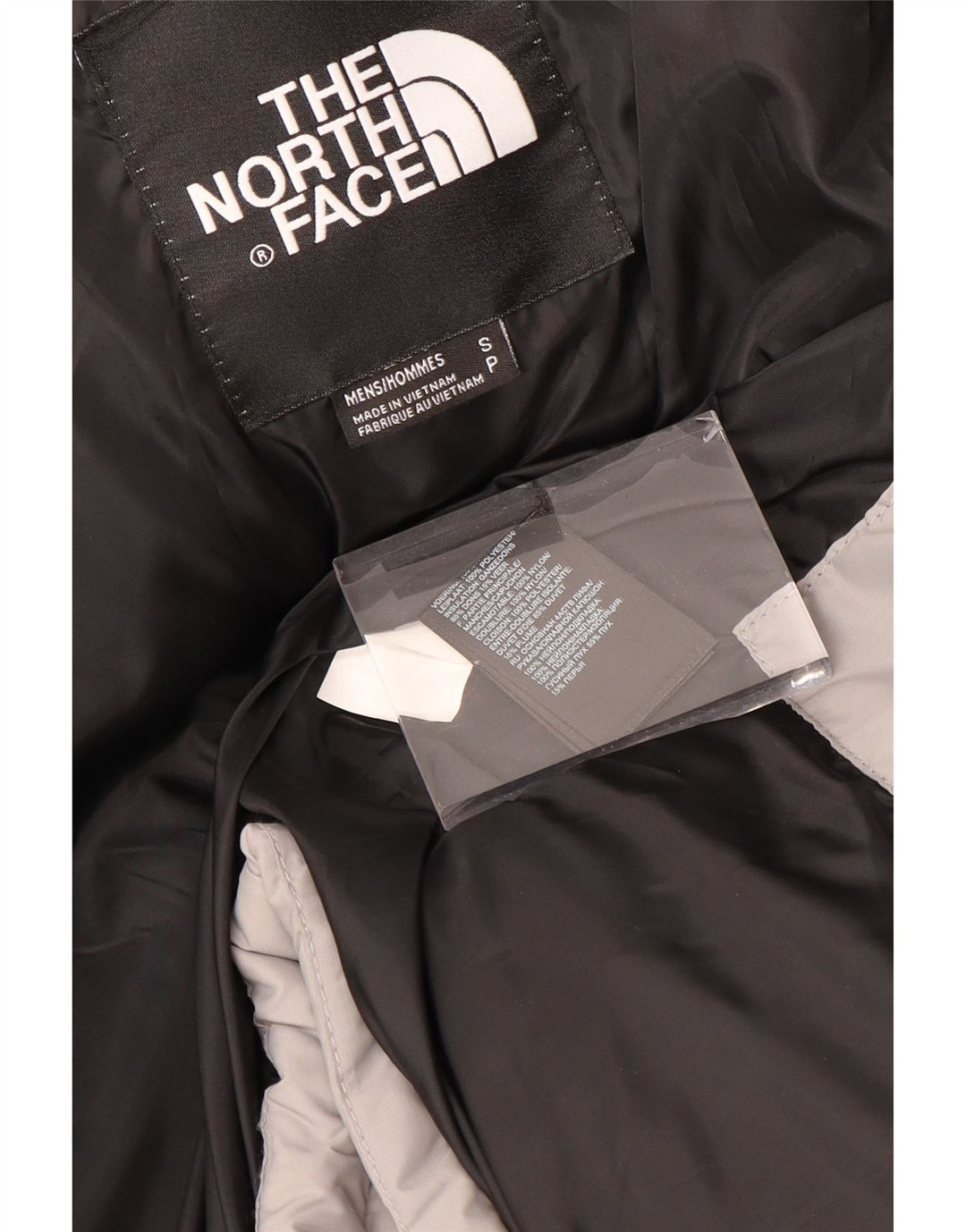 THE NORTH FACE Veste matelassée pour homme UK 36 Small Gris Colorblock Polyester