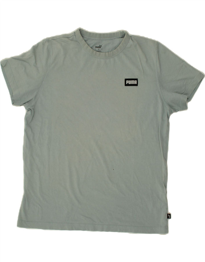 PUMA Mens T-Shirt Top Large Blue Cotton Vintage Puma and Second-Hand Puma from Messina Hembry 
