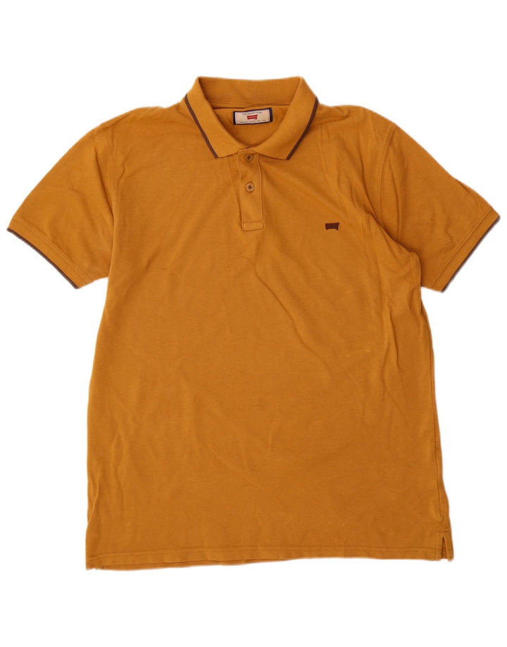 Carrera Homme Regular Fit Polo Large Jaune Coton