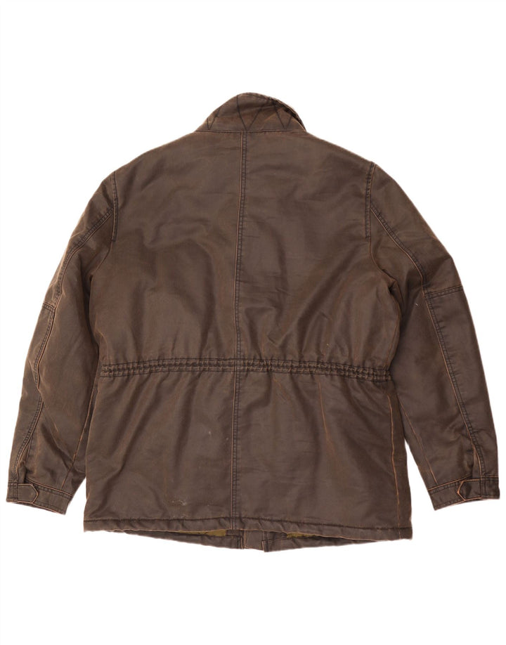 Marks & Spencer Veste en coton ciré pour homme UK 42 XL Marron
