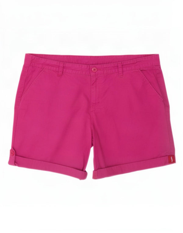 Mountain Warehouse Short Chino pour Femme UK 18 XL W38 Rose Coton