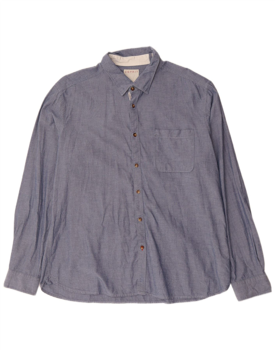 Esprit Chemise Homme 2XL Bleu Coton