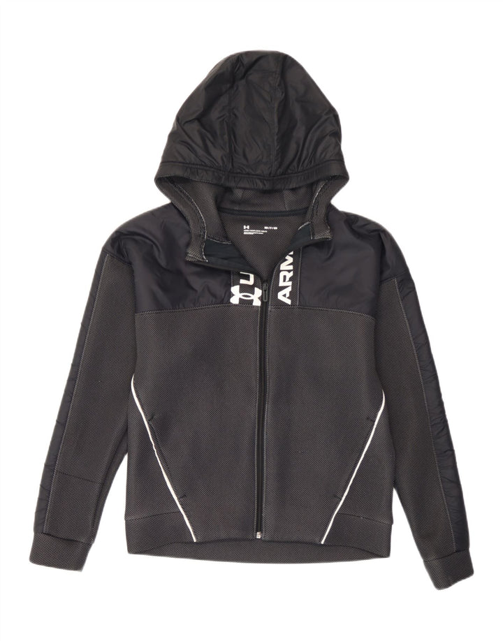 Under Armour Sweat à Capuche Zippé Graphic Homme Petit Polyester à Pois Noir