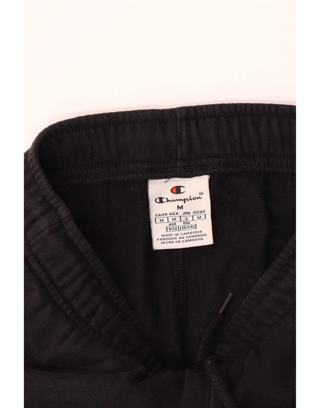 Champion Pantalon de survêtement pour garçon 9-10 ans Noir moyen