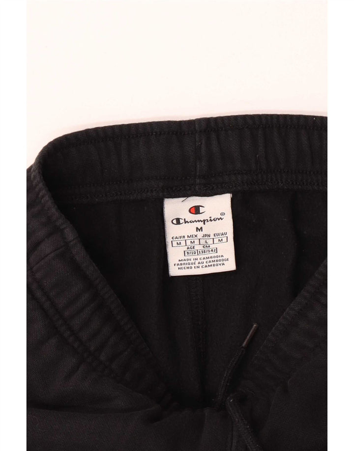 Champion Pantalon de survêtement pour garçon 9-10 ans Noir moyen