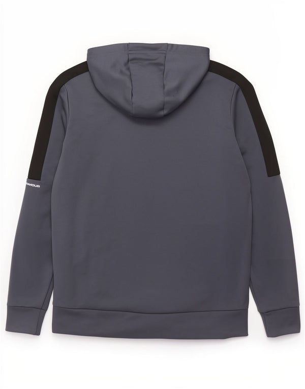 Under Armour Sweat à capuche zippé pour homme Small Bleu Polyester