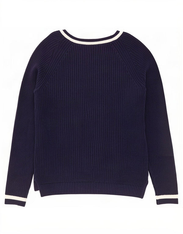 Gap Pull col V pour femme UK 10 Small Bleu marine