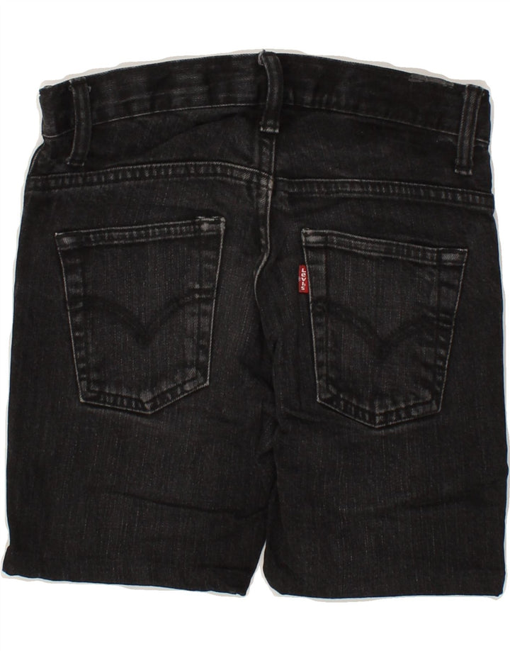 LEVI'S Boys 511 Slim Denim Shorts 9-10 Years W25  Black Cotton Vintage Levi's and Second-Hand Levi's from Messina Hembry 