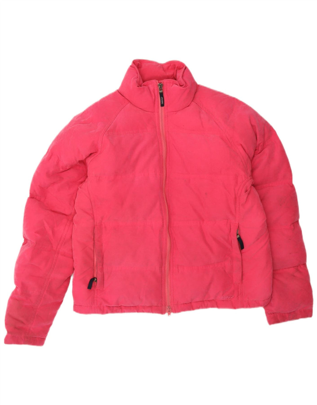 Musto Veste matelassée à capuche pour femme UK 12 Polyester rose moyen