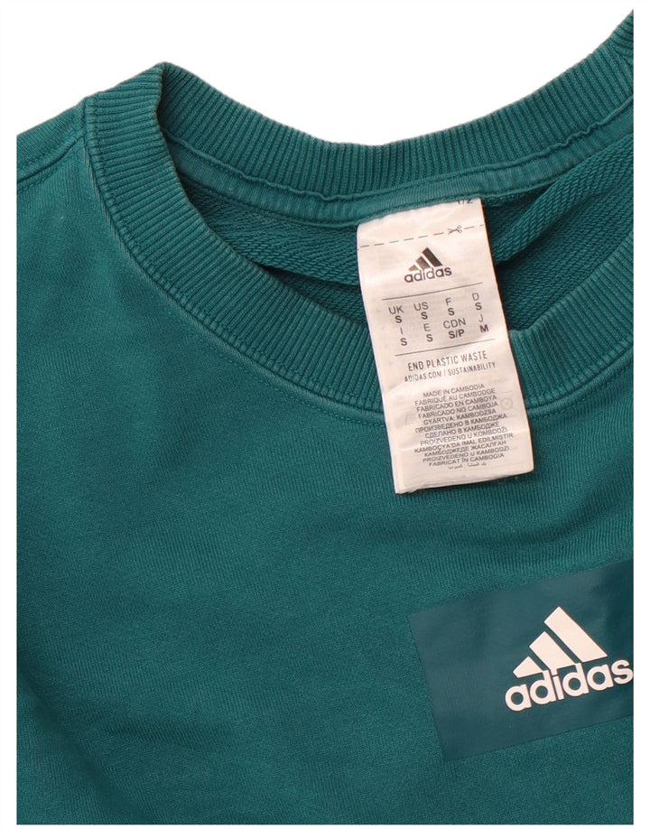 ADIDAS Sweat-shirt pour homme en coton vert petit
