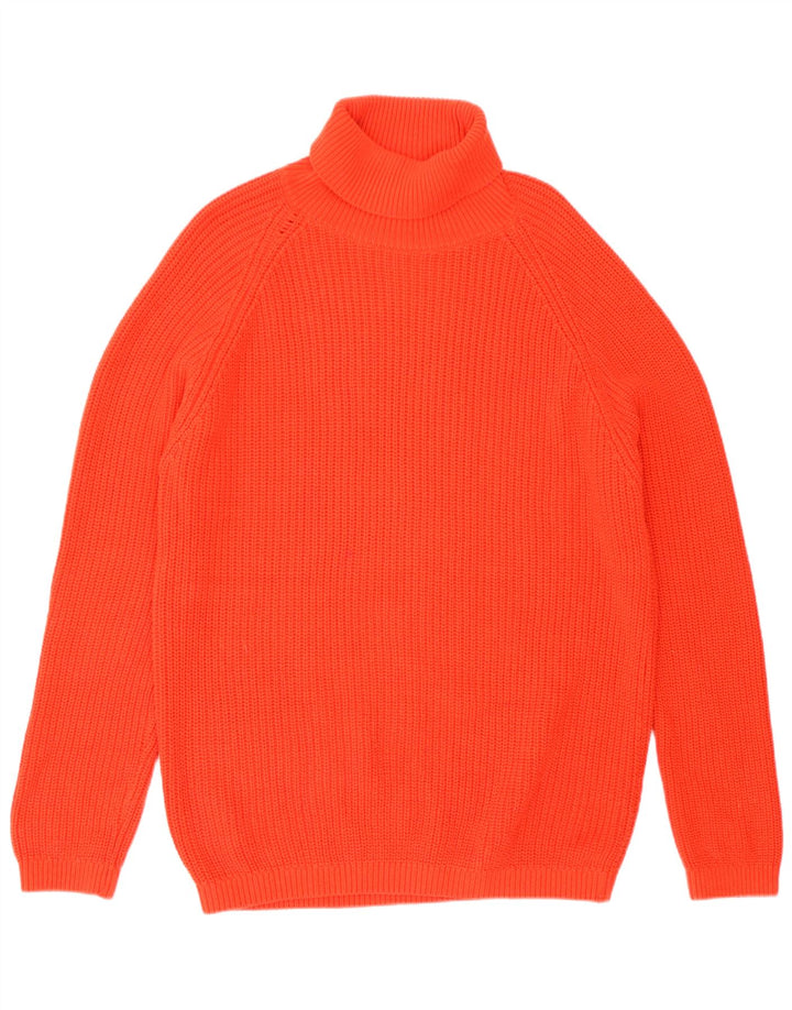 Zara Pull Col Roulé Homme XL Rouge Coton