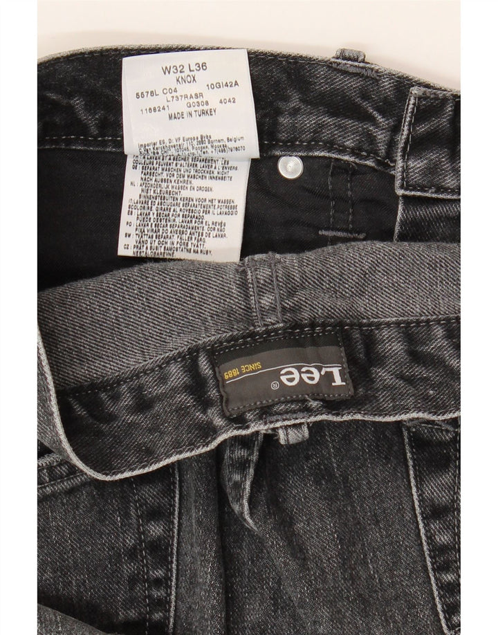 LEE Jean droit Knox homme vieilli W32 L29 gris coton