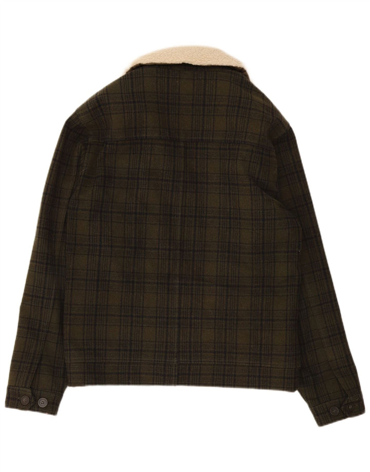 Minimum Veste coupe-vent pour homme UK 40 Grand carreaux verts