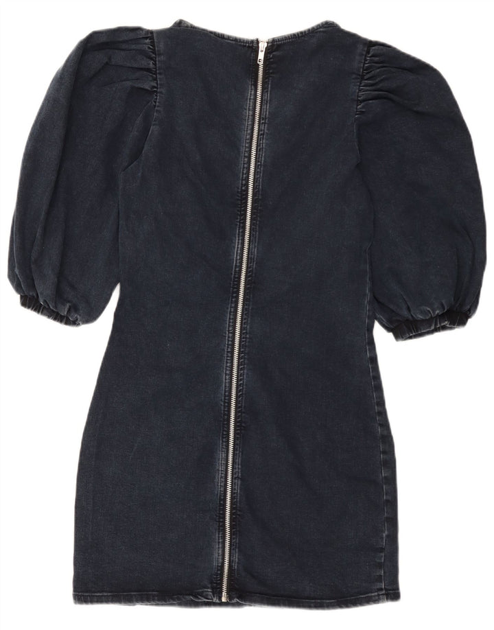 Zara Robe en jean pour femme UK 12 Bleu marine moyen