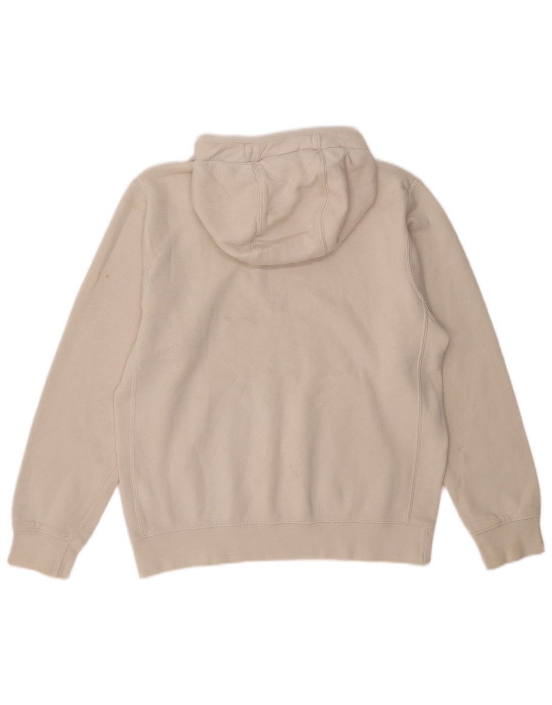 Nike Pull à capuche pour homme Petit coton blanc